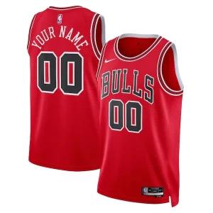 Stupendo Chicago Bulls Nike Unisex Swingman Custom Jersey Red Icon Edition per i Fan Veri