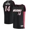 Gorgeous Incantevole Tyler Herro Miami Heat Fast Break Replica Jersey Icon Edition Black per i Fan Veri