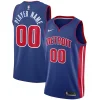 Stupendo Detroit Pistons Nike Swingman Custom Jersey Blue Icon Edition per i Fan Veri