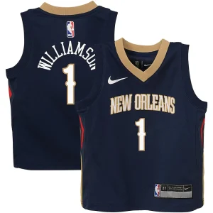 Attraente Delizioso Zion Williamson New Orleans Pelicans Nike Toddler Swingman Player Jersey Icon Edition Navy per i Fan Veri