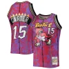 Comodo Accattivante Vince Carter Toronto Raptors Hardwood Classics 1998/99 Lunar New Year Swingman Jersey Purple per i Fan Veri