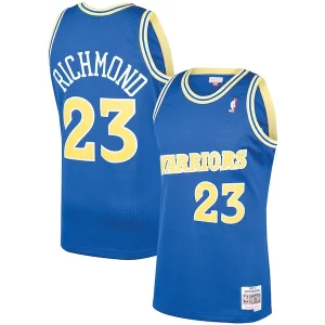 Moderno Elegante Mitch Richmond Golden State Warriors 1990/91 Hardwood Classics Swingman Jersey Royal per i Fan Veri