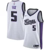 Magnifico De'Aaron Fox Sacramento Kings Nike Unisex Swingman Jersey Association Edition White per i Fan Veri