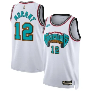 Magnifico Raffinato Ja Morant Memphis Grizzlies Nike Unisex 2024/25 Swingman Jersey White Classic Edition per i Fan Veri