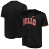Trendy Stupendo Chicago Bulls Profile Big & Tall Pop Jersey Black per i Fan Veri