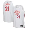 Ottimo Raffinato Joel Embiid Philadelphia 76ers Nike Youth 2022/23 Swingman Jersey City Edition White per i Fan Veri