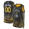 Resistente Gorgeous Carino Golden State Warriors Nike Unisex 2022/23 Swingman Custom Jersey City Edition Black per i Fan Veri