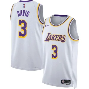 Classico Accattivante Stupendo Anthony Davis Los Angeles Lakers Nike Unisex Swingman Jersey Association Edition White per i Fan Veri