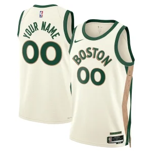 Versatile Boston Celtics Nike Unisex 2023/24 Custom Swingman Jersey White City Edition per i Fan Veri