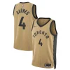 Bellissimo Cool Scottie Barnes Toronto Raptors Nike Unisex 2023/24 Swingman Jersey Gold City Edition per i Fan Veri