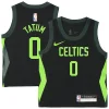 Bellissimo Magnifico Jayson Tatum Boston Celtics Nike Toddler 2024/25 Swingman Player Jersey City Edition Black per i Fan Veri