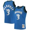 Moderno Stupendo Stephon Marbury Minnesota Timberwolves 1996/97 Hardwood Classics Swingman Jersey Blue per i Fan Veri