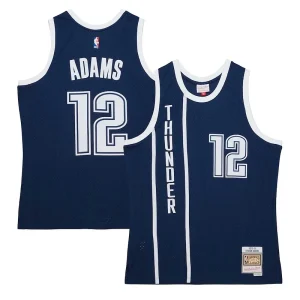 Meraviglioso Steven Adams Oklahoma City Thunder Hardwood Classics Swingman Jersey Navy per i Fan Veri