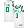 Eccezionale Jayson Tatum Boston Celtics Nike Swingman Player Jersey Classic Edition White per i Fan Veri