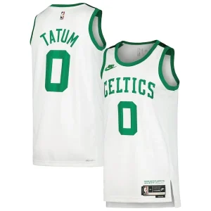 Eccezionale Jayson Tatum Boston Celtics Nike Swingman Player Jersey Classic Edition White per i Fan Veri