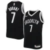 Duraturo Trendy Kevin Durant Brooklyn Nets Nike Youth Swingman Jersey Icon Edition Black per i Fan Veri