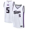 Trendy Meraviglioso Magnifico De'Aaron Fox Sacramento Kings Fast Break Replica Player Jersey Association Edition White per i Fan Veri