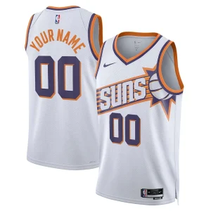 Accattivante Meraviglioso Fantastico Phoenix Suns Nike Unisex Swingman Custom Jersey White Association Edition per i Fan Veri