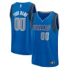 Attraente Dallas Mavericks Youth Custom Fast Break Jersey Blue Icon Edition per i Fan Veri
