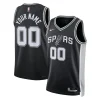 Sofisticato Cool Bellissimo San Antonio Spurs Nike Unisex Swingman Custom Jersey Black Icon Edition per i Fan Veri