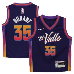 Prestigioso Incantevole Delizioso Kevin Durant Phoenix Suns Nike Toddler 2023/24 Swingman Replica Jersey City Edition Purple per i Fan Veri