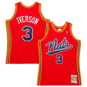 Sofisticato Eccezionale Allen Iverson Philadelphia 76ers 2004/05 Hardwood Classics Swingman Jersey Red per i Fan Veri