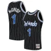 Moderno Tracy McGrady Orlando Magic Hardwood Classics Swingman Jersey Black/Blue per i Fan Veri