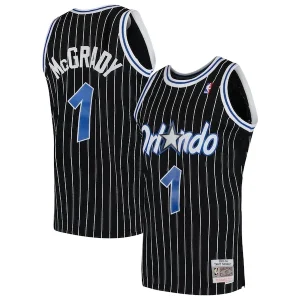 Moderno Tracy McGrady Orlando Magic Hardwood Classics Swingman Jersey Black/Blue per i Fan Veri