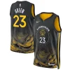 Accattivante Draymond Green Golden State Warriors Nike Unisex 2022/23 Swingman Jersey City Edition Black per i Fan Veri