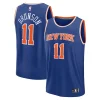 Gorgeous Ottimo Jalen Brunson New York Knicks Fast Break Replica Player Jersey Icon Edition Blue per i Fan Veri