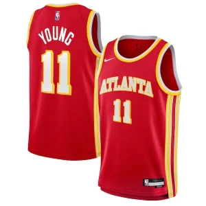 Classico Meraviglioso Bellissimo Trae Young Atlanta Hawks Nike Youth Swingman Jersey Icon Edition Red per i Fan Veri