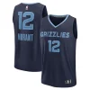 Gorgeous Ja Morant Memphis Grizzlies Fast Break Replica Player Jersey Icon Edition Navy per i Fan Veri
