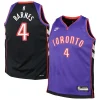 Gorgeous Scottie Barnes Toronto Raptors Nike Youth 2024/25 Swingman Jersey Purple Classic Edition per i Fan Veri