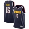 Robusto Versatile Elegante Nikola Jokic Denver Nuggets Nike Youth Swingman Jersey Icon Edition Navy per i Fan Veri
