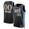 Duraturo Stupendo Gorgeous Atlanta Hawks Nike Unisex 2023/24 Custom Swingman Jersey Black City Edition per i Fan Veri