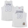 Eccezionale Fantastico Magnifico Steve Nash Los Angeles Lakers 2012 Authentic Player Jersey White per i Fan Veri