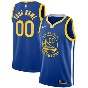 Versatile Golden State Warriors Nike Unisex 2019/20 Custom Swingman Jersey Royal Icon Edition per i Fan Veri