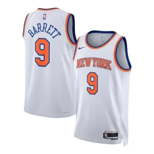 Comodo Stupendo Pratico RJ Barrett New York Knicks Nike Unisex Swingman Jersey Association Edition White per i Fan Veri