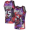 Moderno Vince Carter Toronto Raptors 1998/99 Hardwood Classics Lunar New Year Swingman Jersey Purple per i Fan Veri