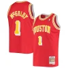 Fantastico Comodo Gorgeous Tracy McGrady Houston Rockets 2001/02 Hardwood Classics Swingman Jersey Red per i Fan Veri