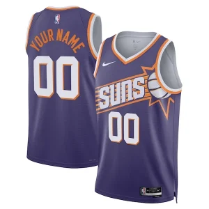 Duraturo Resistente Attraente Phoenix Suns Nike Unisex Swingman Custom Jersey Purple Icon Edition per i Fan Veri