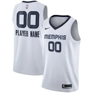 Ottimo Memphis Grizzlies Nike 2020/21 Swingman Custom Jersey Association Edition White per i Fan Veri