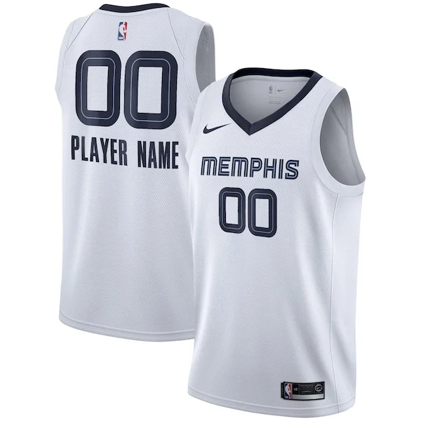 Ottimo Memphis Grizzlies Nike 2020/21 Swingman Custom Jersey Association Edition White per i Fan Veri