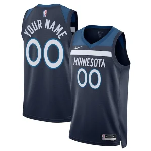Eccezionale Fantastico Sofisticato Minnesota Timberwolves Nike Unisex Swingman Custom Jersey Navy Icon Edition per i Fan Veri