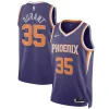 Versatile Fascinante Attraente Kevin Durant Phoenix Suns Nike Unisex Swingman Jersey Icon Edition Purple/White per i Fan Veri