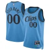 Comodo Magnifico Fantastico LA Clippers Nike Unisex 2024/25 Custom Swingman Jersey City Edition Light Blue per i Fan Veri