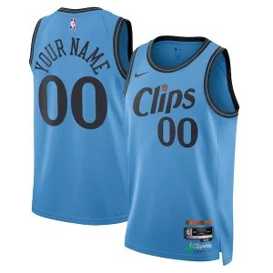 Comodo Magnifico Fantastico LA Clippers Nike Unisex 2024/25 Custom Swingman Jersey City Edition Light Blue per i Fan Veri