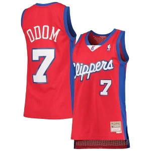 Meraviglioso Versatile Elegante Lamar Odom LA Clippers Women's 2000/01 Hardwood Classics Swingman Jersey Red per i Fan Veri