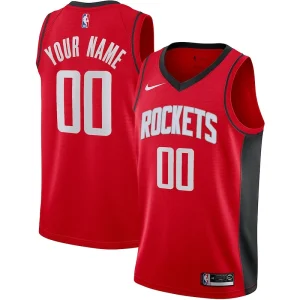 Gorgeous Houston Rockets Nike Custom Swingman Jersey Icon Edition Red per i Fan Veri