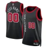 Carino Chicago Bulls Nike Unisex 2023/24 Custom Swingman Jersey Black City Edition per i Fan Veri